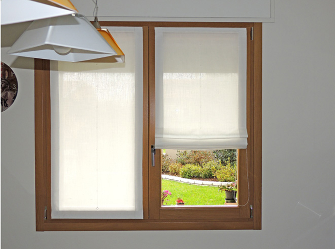 finestra in legno lamellare 92