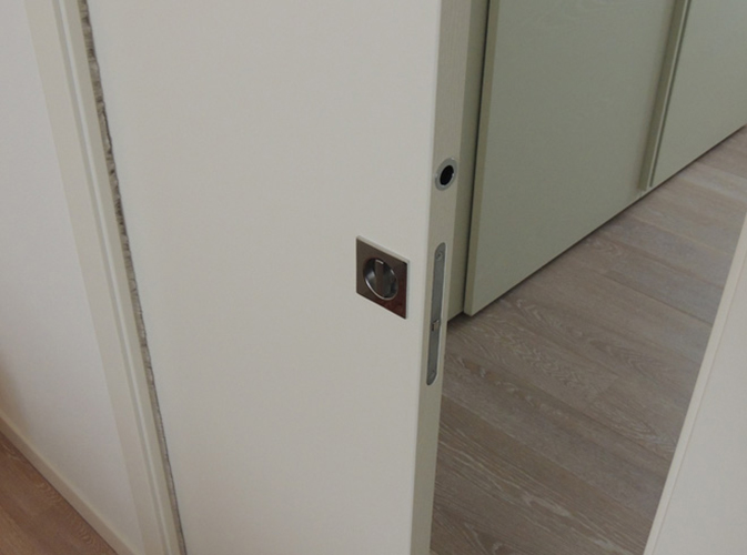 porta in legno lamellare