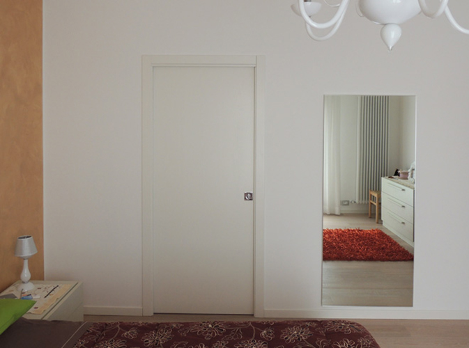 porta in legno lamellare