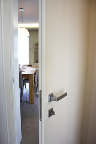 porta in legno lamellare