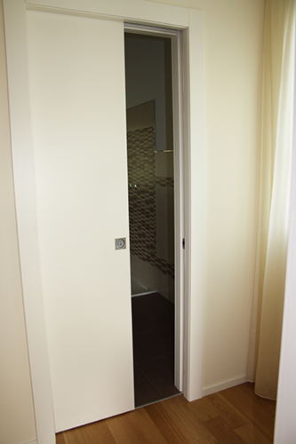 porta in legno lamellare
